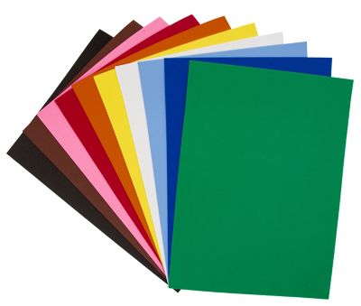 Papier mousse scintillant, multicolore, 21 x 29,5 cm, 10 feuilles