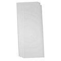 Papier pour lampions, blanc, 51 x 22 cm, 5 feuilles
