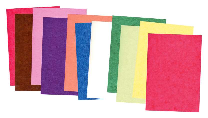 buttinette Papier transparent, multicolore, A4, 20 feuilles