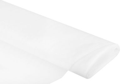 Rouleau de nappe blanche de 1,2m de large sur 10m. Aspect tissus