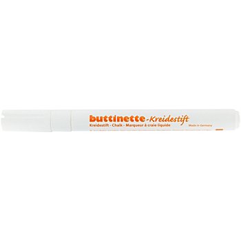 buttinette Kreidestift, weiss, Stärke 1–2 mm