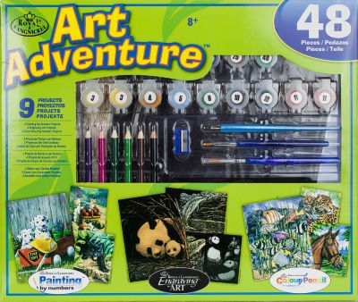 Coffret d'art créatif ROYAL LANGNICKEL® 9 Projets Créatifs Enfants