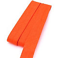 buttinette Biais en coton, orange, largeur : 2 cm, longueur : 5 m