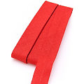 buttinette Biais en coton, rouge, largeur : 2 cm, longueur : 5 m