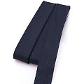 buttinette Biais en coton, bleu marine, largeur : 2 cm, longueur : 5 m