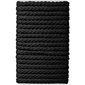 buttinette Cordon pour vêtements, noir, 8 mm Ø, longueur : 5 m