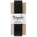 Anses en cuir "Miyako" pour sacs, noir