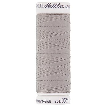 Mettler Seraflex - Fil pour machine à coudre, 120, 130 m, gris clair