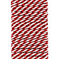 buttinette Cordon pour vêtements, rouge/multicolore, 8 mm Ø, longueur : 5 m