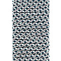 buttinette Cordon pour veste, bleu pétrole/multicolore, 8 mm Ø, longueur : 5 m