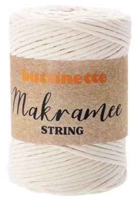 Macramé naturel simple torsion 3mm 200m - MeriWoolArt