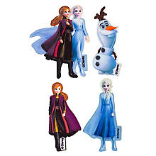 Disney Applikationen 'Frozen 2', Größe: 3–8 cm, Inhalt: 4 Stück