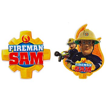 MonoQuick Applikationen 'Feuerwehrmann Sam', 7–8 cm, 2 Stück