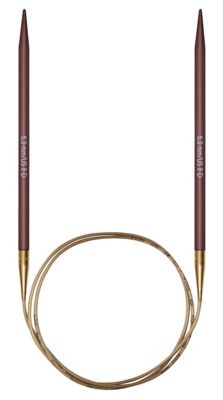 addi Aiguille à tricoter circulaire 'Mystic Lace', aluminium, longueur : 80 cm