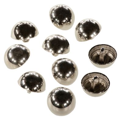 Dill Kugelknöpfe mit Ösen, Größe: 20 mm, Inhalt: 10 Stück