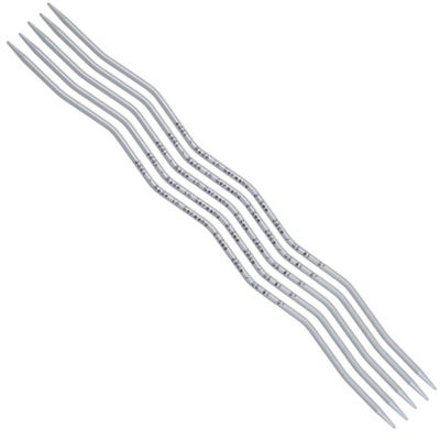 addi sokkenbreinaalden 'CraSySnake Lace', aluminium, 20 cm