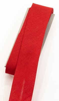 buttinette Biais en coton, rouge, largeur : 3 cm, longueur : 5 m