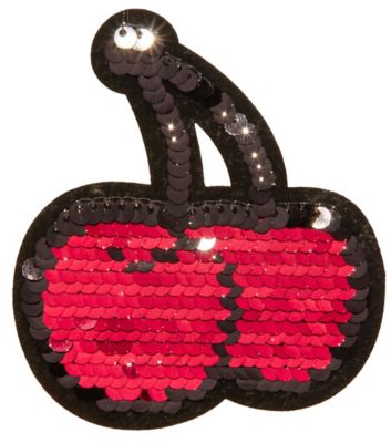 Kleiber Wende-Applikation 'Kirschen', 9 x 7,8 cm