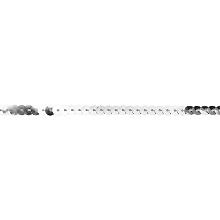 Paillettenband, silber, Breite: 6 mm, Länge: 3 m