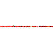 Ruban de paillettes, rouge, largeur : 6 mm, longueur : 3 m