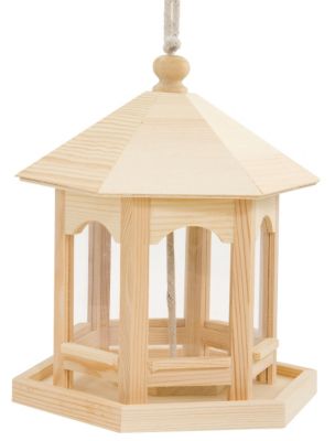 Mangeoire pour oiseaux en bois - N/A - Kiabi - 19.74€