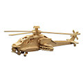 Kit créatif maquette en bois "hélicoptère", 40 x 13 cm