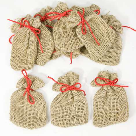 Mini sachets de jute 9 x 12 cm acheter en ligne sur buttinette