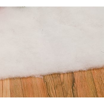 Tissu ouate 'couche de neige', blanc, 100 x 50 cm