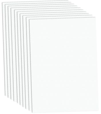 Blanc, A4 300 g/m² Papier Coloré Cartonné, 50 Feuilles : : Cuisine  et Maison