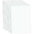 Papier carton, blanc, 50 x 70 cm, 10 feuilles