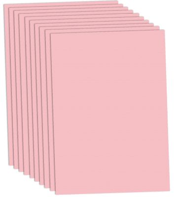 Papier cartonné, rose, 50 x 70 cm, 10 feuilles