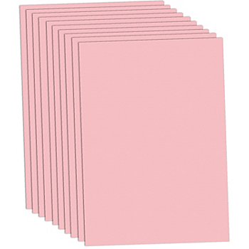 Papier à dessin, rose, 50 x 70 cm, 10 feuilles