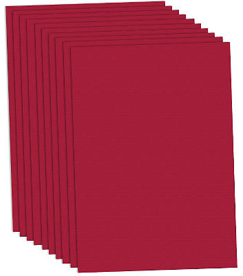 Feuilles de carton épais rouge pour collage découpage