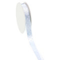 Satin-Tupfenband, hellblau, 15 mm, 10 m