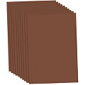 Papier carton, marron, 50 x 70 cm, 10 feuilles