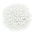 Perles en verre cirées, blanc, 4&ndash;8 mm Ø, 100 g