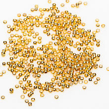 Perles à écraser, or, 2 mm Ø, 500 pièces