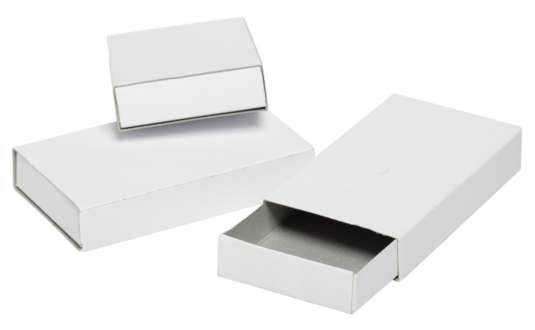 Lot de 5 boîtes en carton blanc 35 x 25 x 15 cm. Fabriquées en Italie. :  : Fournitures de bureau