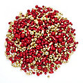 Set de perles rouge et doré, 4&ndash;12 mm, 80 g 
