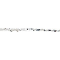 Metallic-Paillettenband, silber, Breite: 10 mm, Länge: 3 m