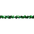 Metallic-Paillettenband, grün, Breite: 10 mm, Länge: 3 m
