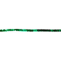 Paillettenband, grün, Breite: 6 mm, Länge: 3 m