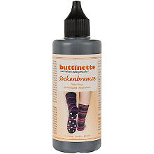 buttinette Latex antidérapant pour chaussettes, 100 ml, noir