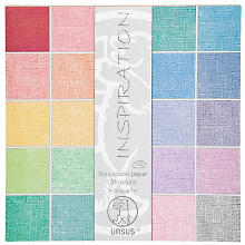 Ursus Scrapbooking-Papierblock 'Struktura', pastell, 30,5 x 30,5 cm, 20 Blatt