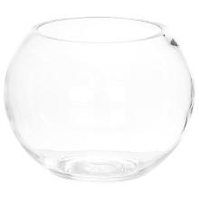 Vase en verre, rond, 11 cm, 15 cm Ø