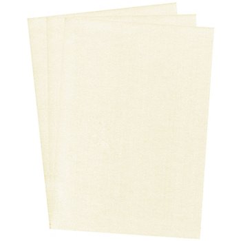 Perlmuttpapier, creme, 21 x 29,7 cm, 10 Blatt