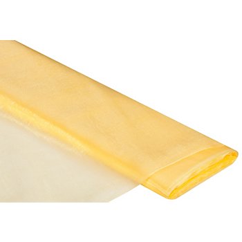 Tissu organza, jaune