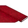 Tissu coton "moiré", rouge foncé