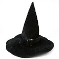 Chapeau de sorcière pour enfants, noir