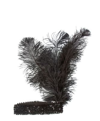 Bandeau à paillettes, noir